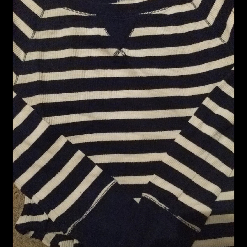 Old Navy boat neck thermal shirt